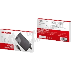 Кард-ридер Rexant 18-4118/черный/MS/MS PRODUO/M2/MMC/SD/microSD/microSDHC/microSDXC/USB Type-C/пластик