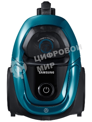 Пылесос Samsung SC 18M31B0HN зеленый/черный, 380/1800 Вт, уборка сухая, пылесборник контейнер 2 л