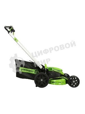 Газонокосилка аккумуляторная GreenWorks GD60LM61, 60V, 61 см, самоходная, бесщеточная, без АКБ и ЗУ (2519107)