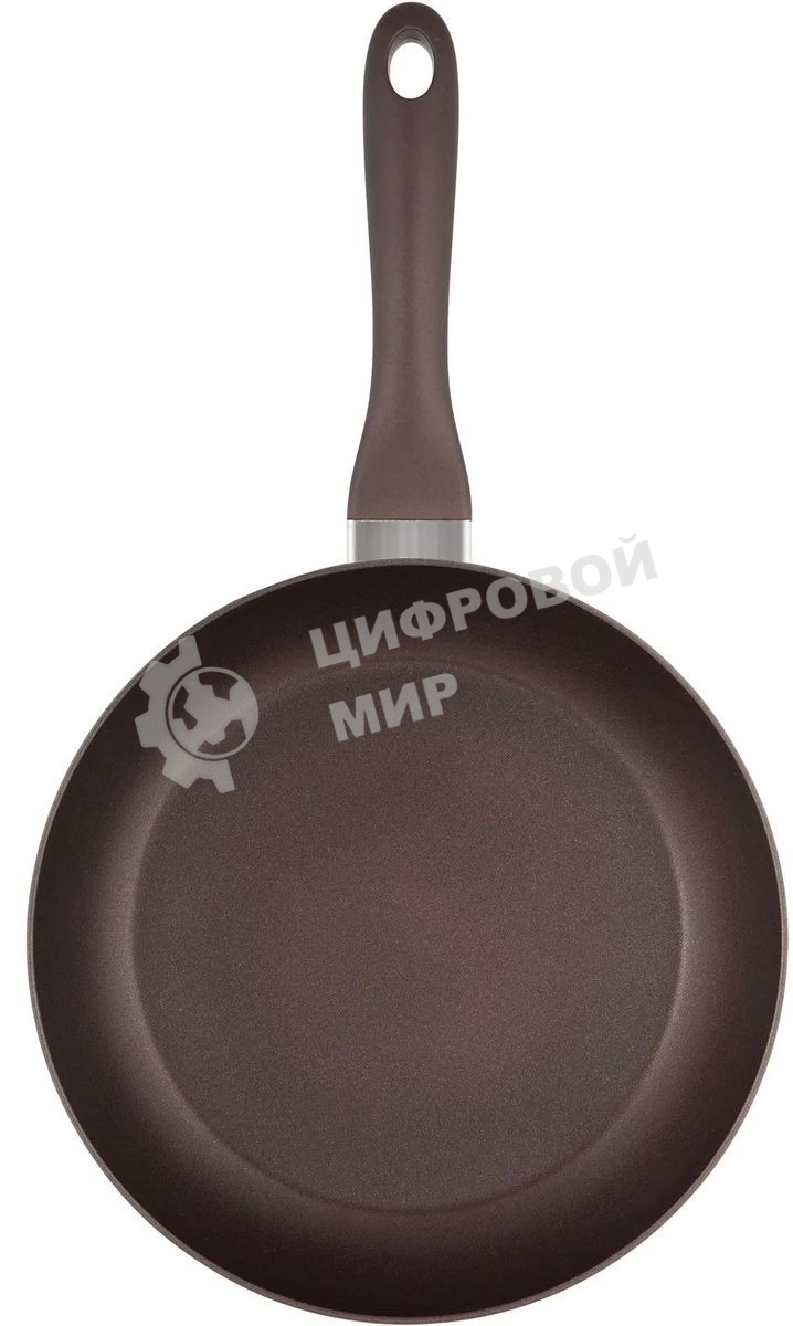 Сковорода Rondell Grillage RDA-1430, 26см, без крышки, коричневый