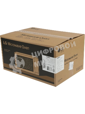 Микроволновая печь LG MS2044V серебристый, 20 л, 700 Вт, переключатели - сенсор