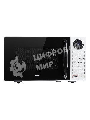 Микроволновая печь BBK 23MWG-930S/BW белый/черный, 23 л, 900 Вт, переключатели - сенсор