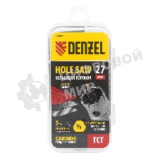 Коронка по металлу Denzel твердосплавная, 27 мм