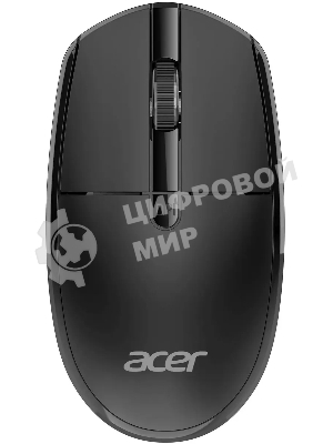 Комплект клавиатура+мышь Acer OCC401 беспроводной, USB, 1600 DPI, чёрный