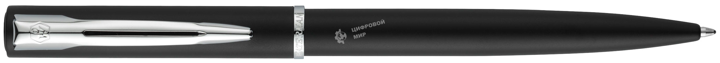 Ручка шариковая Waterman Graduate Allure (CW2068192) LaqBlack CT, M, синие чернила, подарочная коробка