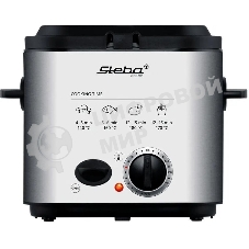 Фритюрница-фондю Steba DF 95 серебристый/чёрный, 840 Вт, 1.2 л, 0.4 кг, антипригарное покрытие
