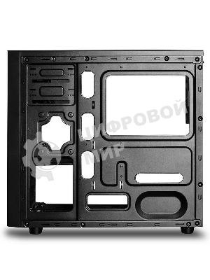 Компьютерный корпус MiniTower Deepcool MATREXX 30 SI черный mATX без БП (DP-MATX-MATREXX30-SI)
