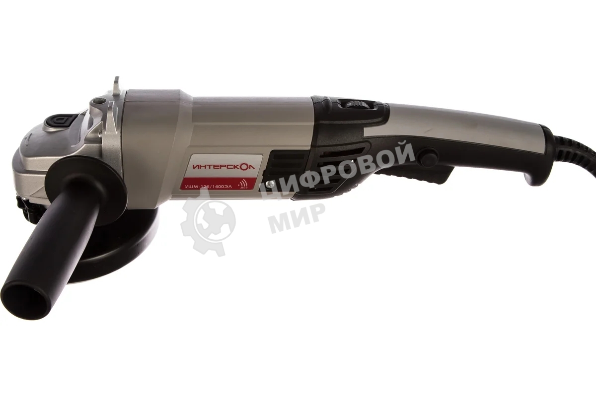 Угловая шлифовальная машина Интерскол УШМ-125/1400ЭЛ 1400Вт 10000об/мин рез.шпин.:M14 d=125мм