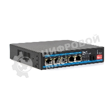 Коммутатор бесперебойный SKAT PoE-5E-1S UPS POE 120Вт порты: 5-Ethernet 1-Uplink