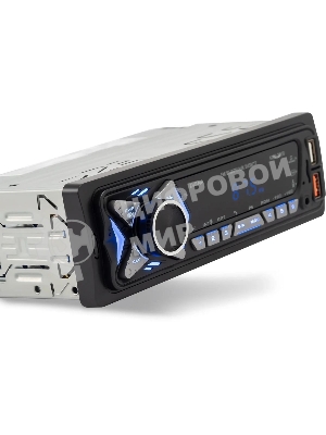 Автомагнитола Digma MCP-227B, 1 DIN, Bluetooth, USB Type-A, AUX, пульт ДУ