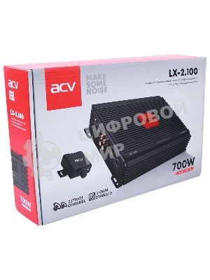 Усилитель автомобильный ACV LX-2.100 двухканальный