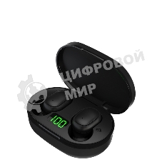 Наушники TWS Maxvi MHF-101BT UP черный, вкладыши, Bluetooth, сенсорное управление, до 4 ч