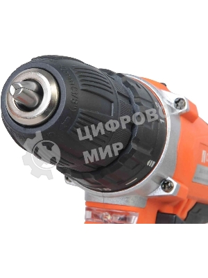 Дрель-шуруповерт СОЮЗ ДШС-18-2К-ПРОМО, 18 В, 2 Ач, 40 Нм, щеточный