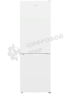 Холодильник Maunfeld MFF185SFW белый двухкамерный 213/104л морозилка снизу