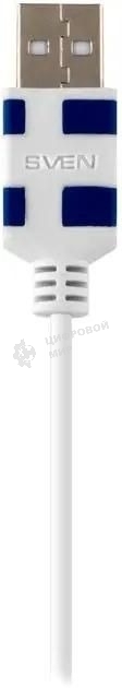 Клавиатура Sven KB-S300 проводная, USB Type-A, белый