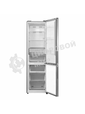 Холодильник General Electronics GE-IC401s серый двухкамерный 256/104л морозилка снизу, No Frost