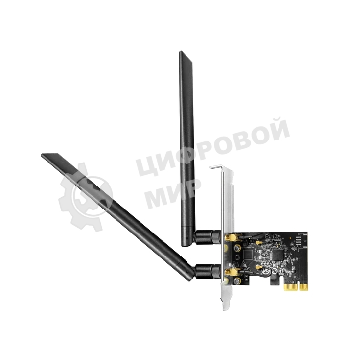 Беспроводной адаптер PCI-E Wi-Fi ,Cudy WE1300, AC1300, низкопроф. планка в комплекте