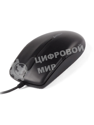 Мышь проводная A4Tech OP-530NUS черный, 1200 dpi, USB, кнопки - 3
