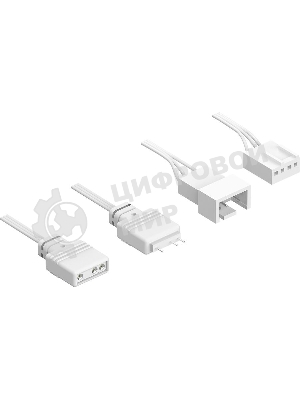 Вентилятор для корпуса Formula Nulight 12WH ARPW ARGb белый, 120 мм, 1500 об/мин, 25.34 дБ, 4 pin