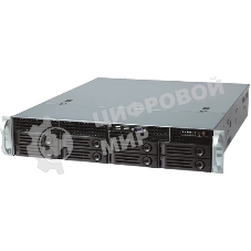 Серверный корпус 2U chassis; ATX CS-R25-42P, Micro-ATX, Mini-ITX MBs; 8-port 12 Gbps SAS/SATA to SAS BP; 8 x 3.5'' hsb + 2 x 3.5