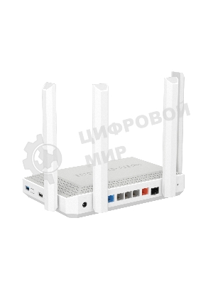 Мультигигабитный интернет-центр Netcraze Giga (NC-1012) с Mesh Wi-Fi 6 AX3000, Smart-коммутатором 1×2.5G/SFP и 4×1G, многофункциональными портами USB 3.0 и 2.0