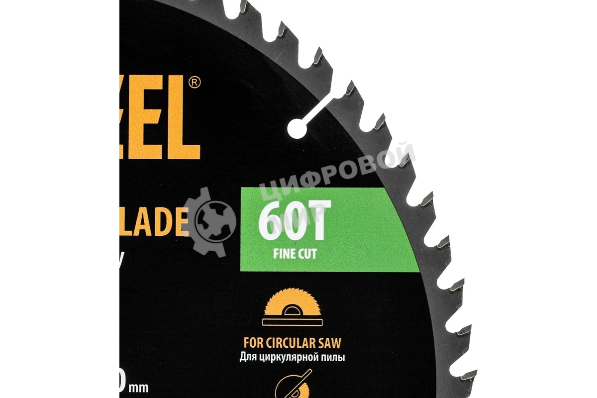 Пильный диск по дереву Denzel ф300 х 30 мм, 60 зубьев 733657