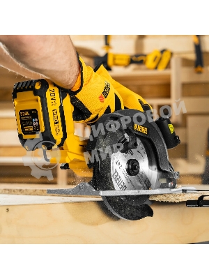 Пила циркулярная аккумуляторная бесщет. Denzel CCSH-BL-20-185, 185 мм, Li-Ion, 20 В