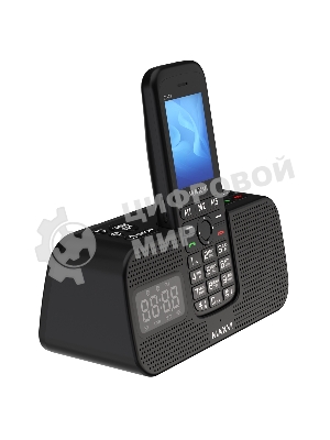 Мобильный телефон Maxvi RT-03 + док-станция, черный