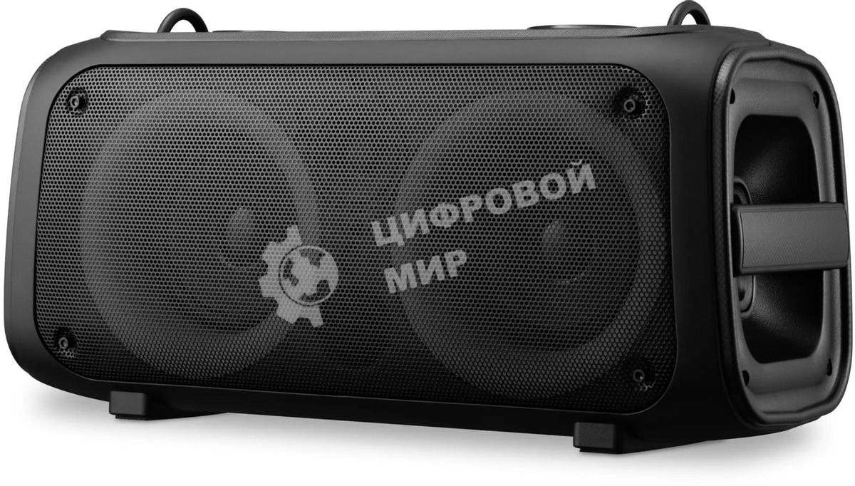 Портативная колонка Hyundai H-PS1030 черный/черный 40 Вт 2.0 BT 10м 3600mAh