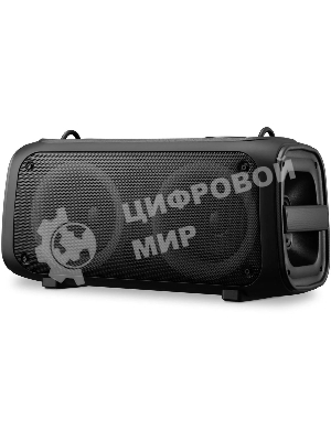 Колонка портативная Hyundai H-PS1030 черный/черный 40 Вт 2.0 BT 10м 3600mAh