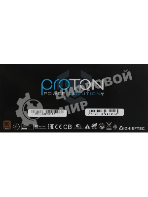 Блок питания Chieftec BDF-1000C, 1000Вт, 80 PLUS Bronze, 140мм, модульный, черный