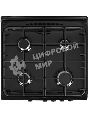 Плита газовая Gefest ПГ 6300-03 0046 черный, конфорок 4 шт, духовка 52 л, 60 см x 85 см x 60 см
