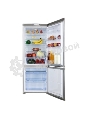 Холодильник ОРСК 171 MI металлик двухкамерный 200/110л морозилка снизу