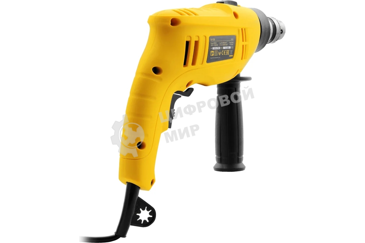 Дрель ударная Denzel ID-550 550 Вт 0-2900 об/мин 464000 уд/мин 26302