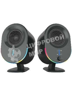 Акустическая система Оклик OK-303A 2.0 черный 20Вт BT