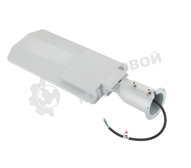 Светильник светодиодный уличный ДКУ RD 10 P 100W SHB 850 GR 566х177мм 100Вт 5000К IP66 консольн. сер. Русский Свет 17121023066