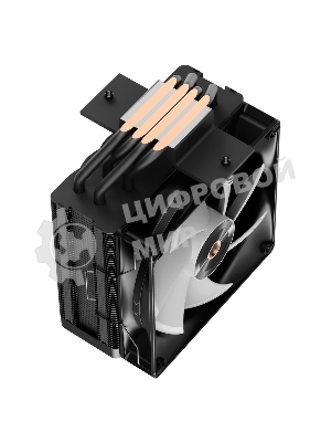 Кулер для процессора Cooler Ocypus Delta A40 BK ARGb Delta-A40-BK1NAWN00X-GL черный 120мм алюминий+медь 2000rpm 29db 4-pin 220W 156мм