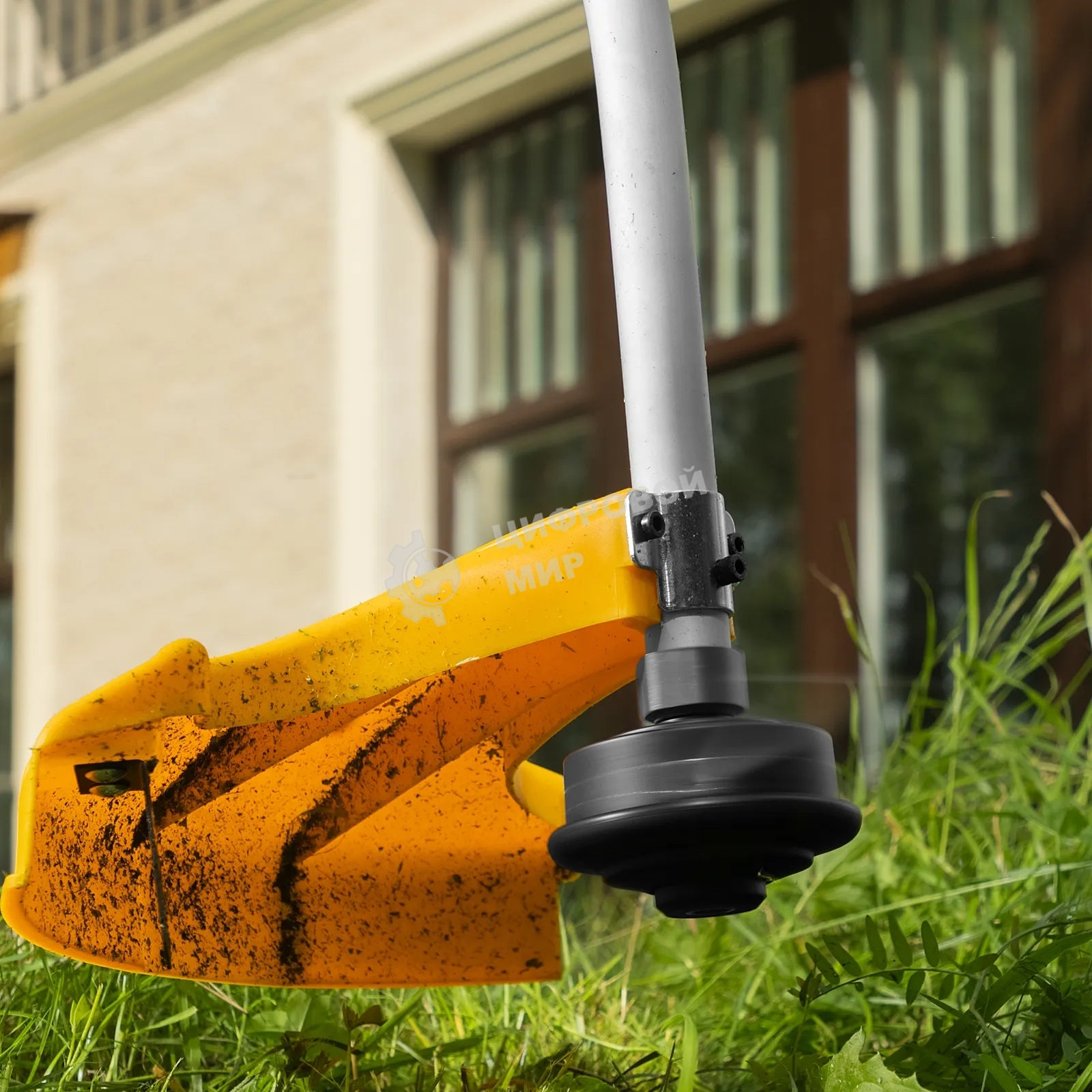 Триммер электрический Denzel TE-1100, 1100 Вт, 380 мм, катушка, разборная штанга