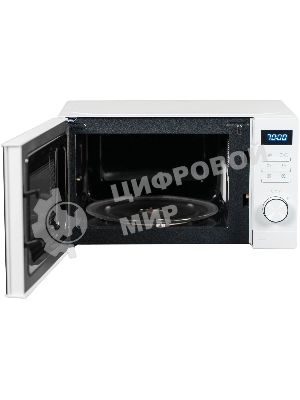 Микроволновая печь Midea AM720C2VR-W белый, 20 л, 700 Вт, переключатели - кнопки, поворотный механизм