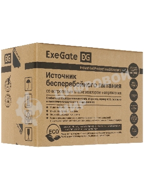 Источник бесперебойного питания ExeGate SpecialPro Smart LLB-2000.LCD.AVR.EURO.RJ/2000 ВА/1200 Вт/4xCEE 7 (евророзетка)
