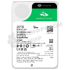 Жесткий диск HDD Seagate BarraCuda 20Tb 7200rpm SATA 512Mb 3.5