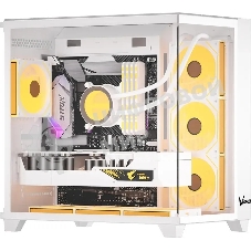 Компьютерный корпус Aerocool/Formula Crystal Z9 белый без БП ATX 7x120мм 2xUSB3.0 audio bott PSU