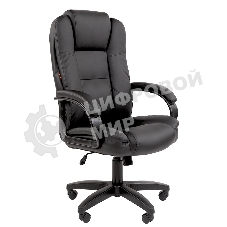 Кресло офисное Chairman 600LT чер.пласт экопремиум черный