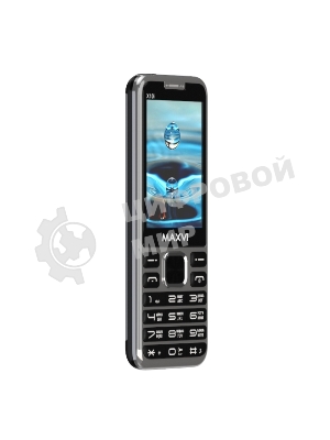 Мобильный телефон Maxvi X10i серебристый металлик