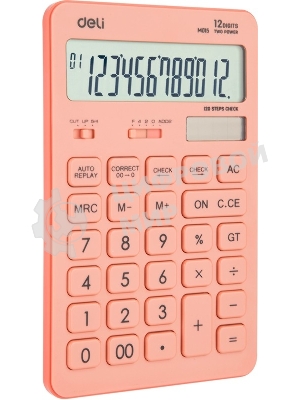 Калькулятор настольный Deli Touch EM01541 красный 12-разр.