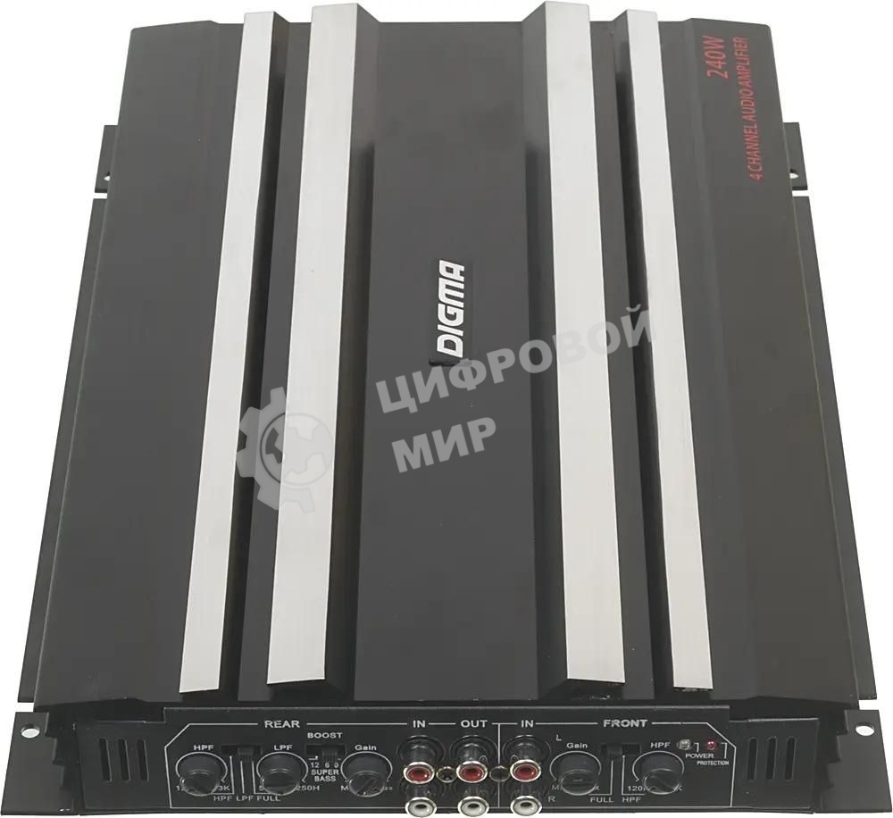 Усилитель автомобильный Digma DCP-400 четырехканальный