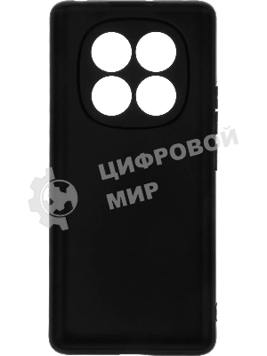 Чехол (клип-кейс) BoraSCO для Xiaomi Redmi Note 14 Pro 4G Silicone Case черный (74848)