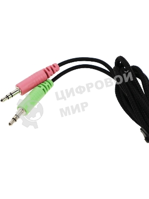 Гарнитура Sven AP-600 чёрный, проводная, 3.5 мм