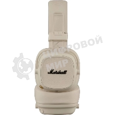 Беспроводные/проводные наушники Marshall Major V бежевый, накладные, Bluetooth + проводной, беспроводная зарядка, до 100 ч