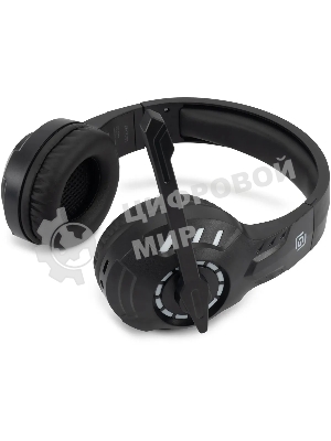 Гарнитура беспроводная/проводная с микрофоном Оклик HS-L420G черный накладные BT оголовье (1939799)